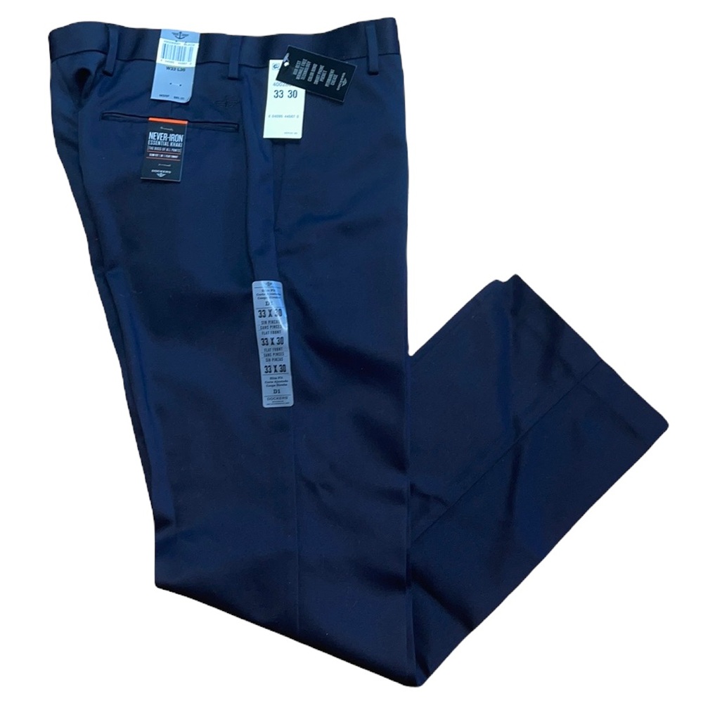 Dockers Slacks: Black, 33x30, NWT